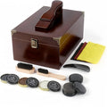 13Pcs Shoe Shine Box Set, Wooden Shoe Polish Kit, Leather Shoe Care Kit for Men & Women