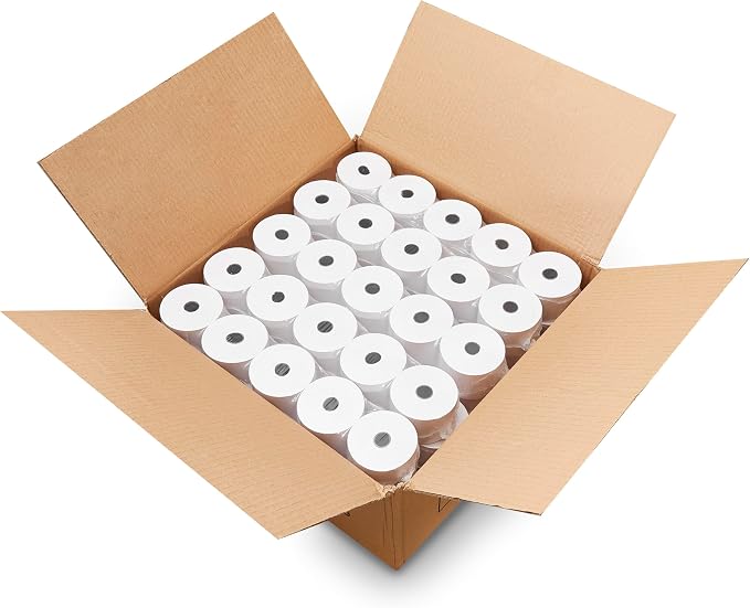 100 ROLLS SHARP ER A-320 330 4100 460 470 44mm 1.75 CASH REGISTER TAPE PAPER ROLL