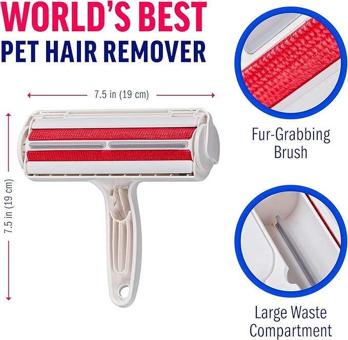 Reusable Pet Hair Remover for Couch Carpet Clothing Bedding