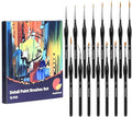 Detail Paint Brushes Set 15PCS, Miniature Paint Brushes - Fine Detailing, for Model Painting, Acrylic/Oil/Watercolor, Face