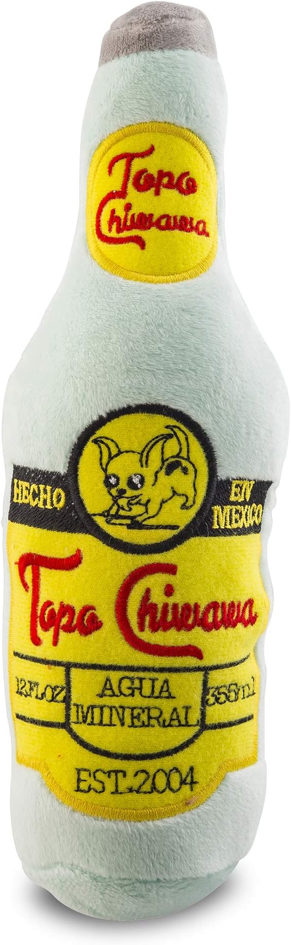 Haute Diggity Dog Topo Chiwawa, Plush Designer Dog Toys with Interactive Squeaker, Stimulating Pet Enrichment, Machine-Washable & Safe Materials for All Breeds, One Size