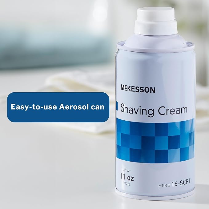 McKesson Foamy Shaving Cream Bulk, Foam Lavender Scented for Men and Women, 11 oz, 48 Count