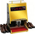 Polishing Shoes Machine,Electric Shoe Shine Machine, Automatic Shoe-Shine Machine, Shoe Polisher, Combined Spherical Brush, Household/Commercial - Electric Brush Machine Gold
