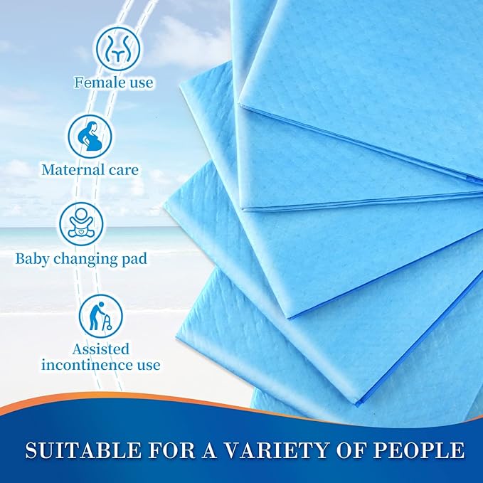 SOFYFINE 300 Count Chucks Pads Disposable 23"x36", Leakproof Adults Incontinence Bed Pads, Waterproof Underpads for Elderly, Extra Large Puppy Pee Pad, Baby Changing Liner