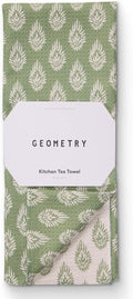 GEOMETRY Kitchen Tea Towels - Quick Dry Microfiber Dish Towels for Kitchen - Henley - 18" x 30" - 1 Pack