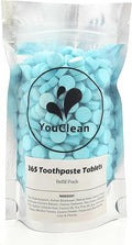 Refill Pack - 365 Toothpaste Tablets - Natural Remineralization & Whitening with Nano Hydroxyapatite - Travel or Daily Use - Fluoride Free (Blueberry365)