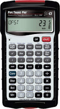 Calculated Industries 4095 Pipe Trades Pro Advanced Pipe Layout and Design Math Calculator Tool for Pipefitters, Steamfitters, Sprinklerfitters and Welders | Built-in Pipe Data for 7 Materials , White | Advanced Pipe Layout and Design Math, For Pipefit...