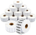 Aegis Adhesives - 1.75" X 0.875" Direct Thermal Labels (18000 Count, 12 Rolls) - Barcode Stickers, File Folder Labels, Shelf Edge Identification - Compatible with Zebra and Rollo Printers
