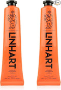 LINHART Toothpaste - Enamel Care, Gentle Formula for Sensitive & Normal Teeth, Supports Healthy Gums and Fresh Breath, Portable On-the-Go Oral Care 3.4 Ounce (Pack of 2) Mint Flavor