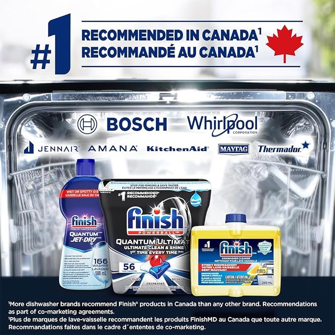 Finish Powerball Quantum Everyday Dishwasher Detergent Tablets, Mega Value Pack - 176 Count, 2.02 kg