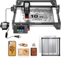 Longer Laser RAY5 10W Laser Engraver with Air Pump and 17.3"x 17.3"Honeycomb Working Table, DIY Laser Engraver for Wood and Metal, Paper, Acrylic, Glass, Leather