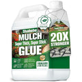 Mulch Glue 128oz - Super Stick Rock Glue for Landscaping Gravel Binder for Pea Gravel, Long-Lasting & Non-Toxic, Covers 2X More Area Pebble Gravel Hold for Paths, Patios & Garden Borders