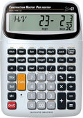 Calculated Industries 44080 Construction Master Pro-Desktop Advanced Construction Math Feet-Inch-Fraction Calculator with Trig Tool for Architects, Estimators, Contractors, Builders and Remodelers | Advanced Construction Math, Feet-Inch-Fraction, Trig ...