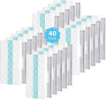 Disposable Replacement Vac Mop Pads for All Hard Floors Compatible with Shark VACMOP VM252 VM200 VM190 VM250 VM251 VM200C VM252C VC205 QM250 (40 Pack