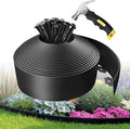 Kryonix 4 in x 100 ft Landscape Edging with Stakes | Flexible plastic no-dig garden edging with 100 stakes. Easy install for lawns, flower beds & landscaping.