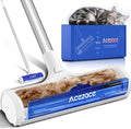 ACE2ACE A3 Pro Carpet Roller for Pet Hair, Carpet Pet Hair Removal Tool, Reusable Large Lint Rollers, 5 Feet Long Handle No Bending No Kneeling, Cat Dog Hair Remover for Carpet, Rugs, Mats, Royal