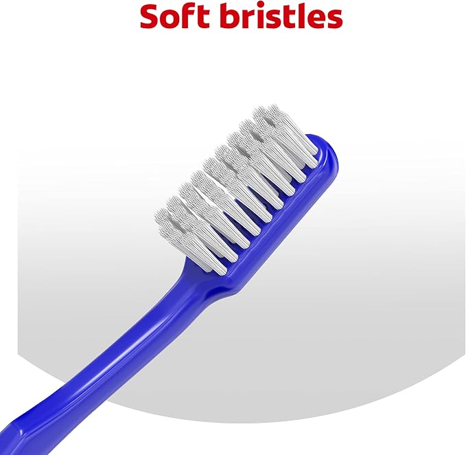 Colgate Soft Toothbrushes, Bulk Toothbrushes, Individually Wrapped Toothbrushes for Adults, Case of 144