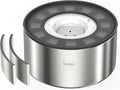 1Gallon No Spill Water Bowl for Dogs, Double-Wall Stainless Steel with Splash-Proof Paws Lid and Floating Disk, Non-Slip Base, Easy to Clean Slow Water Feeder for Large Medium Dogs