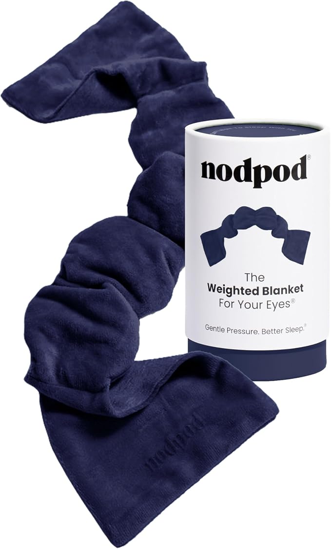 Nodpod Gentle Pressure Sleep Mask | Patented Light Blocking Design for Sleeping, Traveling & Relaxation - Midnight