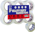 PERFECTAPE 3" Heavy Duty Packing Tape 6 Rolls, Total 390Y, Clear, 2.7 mil, 3 inch x 65 Yards, Ultra Strong, Refill for Packaging and Shipping(3" Width, not 2" Width) | Total 390Y, 2.7 mil, Ultra Strong, Refill for Packaging and Shipping(3" Width, not 2...