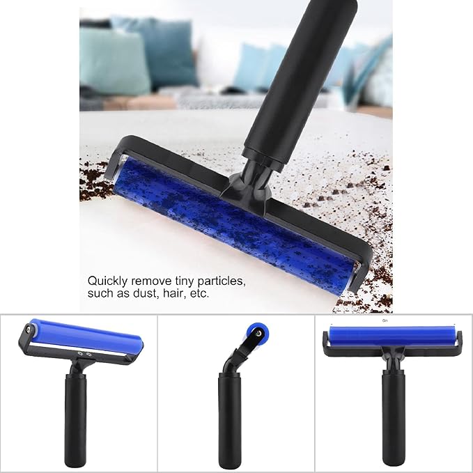 Dust Removal Roller, Hair Remover, i Static Silicone Roller, er Tool for ing Screen, Glass and Film(6 inches)