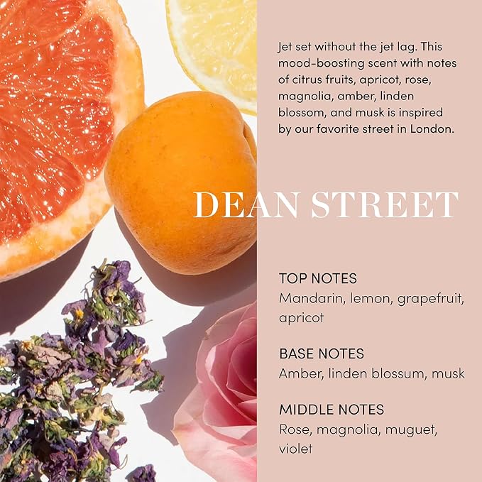 OUAI Hand Wash and Hand Lotion Set, Dean Street Scent - Moisturizes and Exfoliates with Daily Use - Made with Jojoba Esters, Avocado & Rosehip Oils (16 Fl Oz Each)
