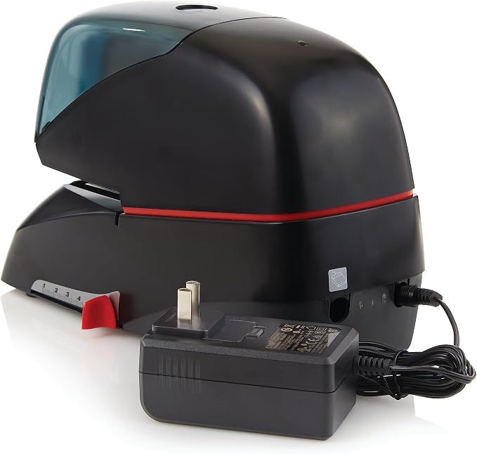 Rapid 5080e Professional Electric Cartridge Stapler, 90 Sheet Capacity, Black, Includes 1 Cartridge with 5000 Staples (90147)