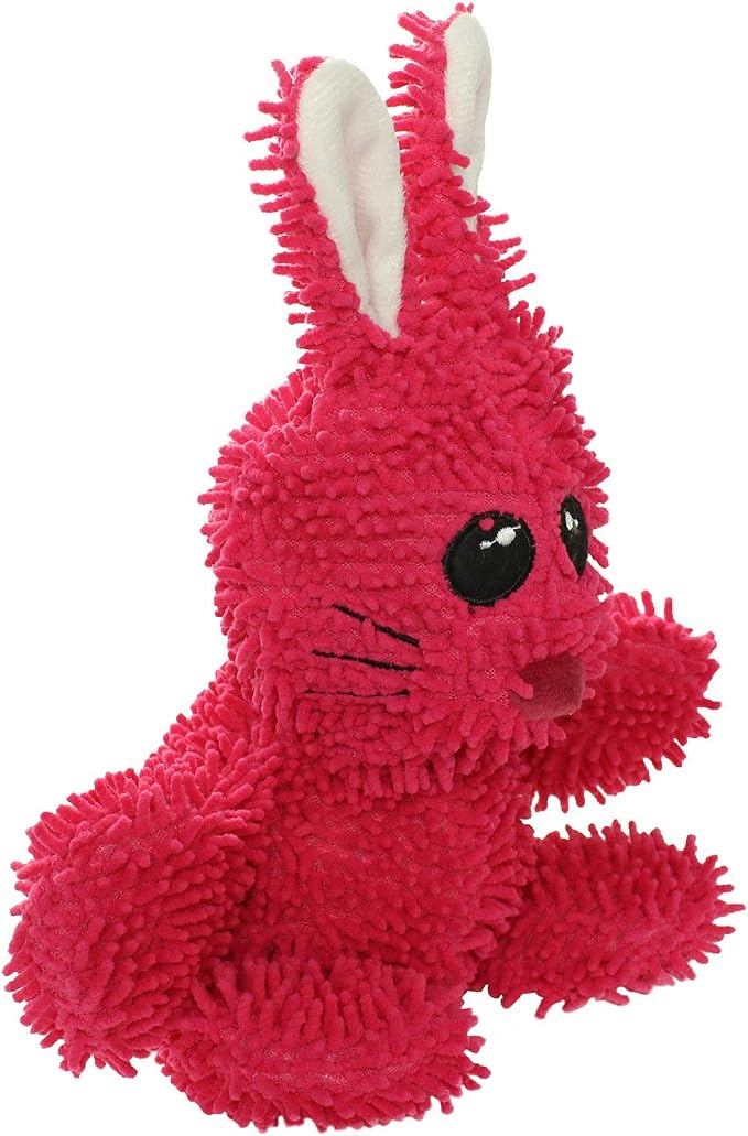 MIGHTY Tuffy Microfiber Medium Ball Rabbit Dog Toy | Ultra Durable Plush Toy with Multiple Layers & Reinforced Seams , Washable and Floats , Mighty® Construction