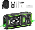 Huepar Dual Laser Measuring Tool, 656Ft Green-Beam Bilateral Digital Laser Distance Measure 6 Units Ft/in/M, Rechargeable Laser Measurement Tool -Backlit LCD Display, Length/Area/Volume/Angle Sensor