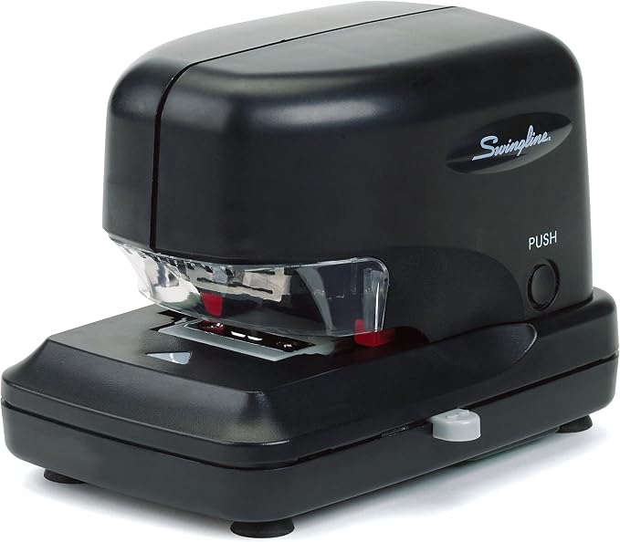 Swingline Cartridge Electric Stapler, 30 Sheet Capacity, Jam Free, includes 5000 Staple Cartridge, Black (69008)