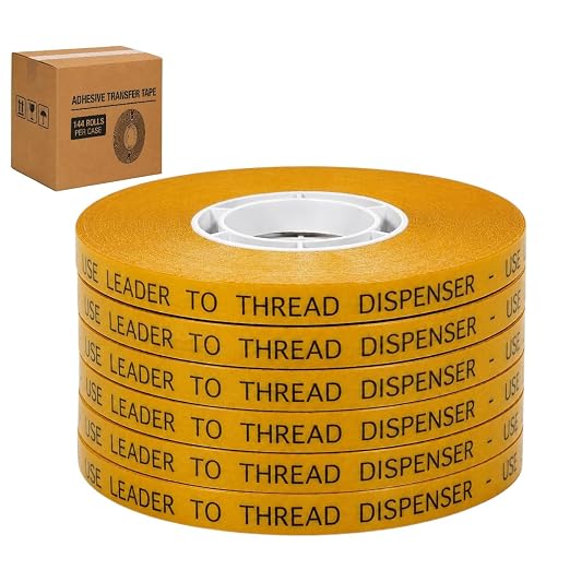 GGR Supplies ATG Tape Refills, 1/4 Inch x 36 Yards (Pack of 144), Acid-Free Adhesive Transfer Tape, Double-Sided Reverse Wound ATG Gun Refills for Picture Framing, Scrapbooking, Crafts and Packaging