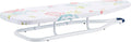 Amazon Basics Foldable Space Saving Ironing Board Tabletop with Non-Slip Feet, 77x29 cm, White, Floral