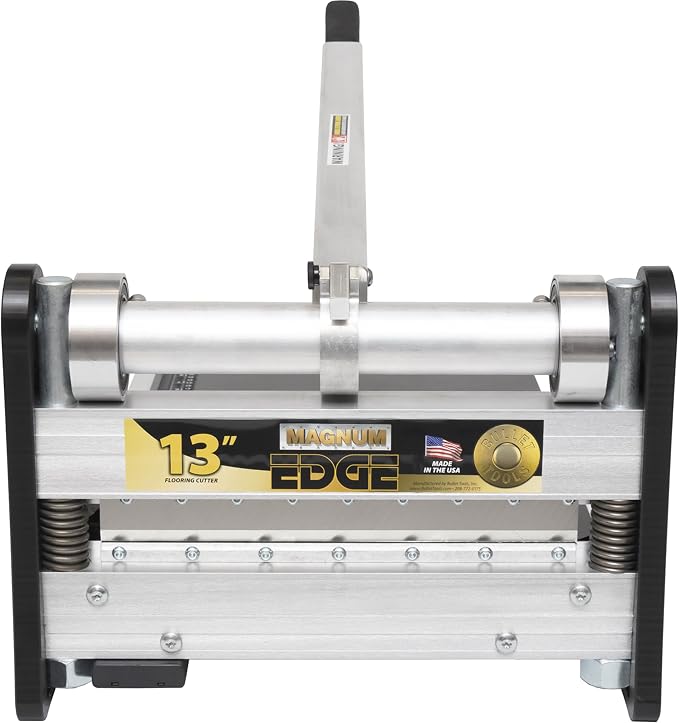 MARSHALLTOWN Bullet 13 Inch Magnum Edge Shear, Professional Flooring Cutter for Vinyl Plank and LVP, 90-Degree and 45-Degree Cuts, Laminate Floor Cutter, Assembled in USA, MS90-1913