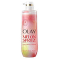 Olay Body Wash for Women, Intensely Hydrating, Pro-Hyaluronic Acid Serum Complex, Renews Moisture, Vitamin B3 Lameller Technology, For All Skin Types, Melon Spritz Scent, 20 fl oz