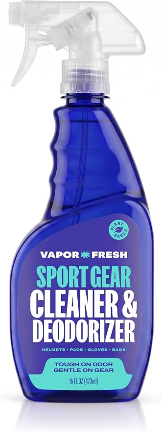 Vapor Fresh Sports Cleaner and Deodorizer - For Boxing Gloves, Sports Pads, Helmets, Gym Bags, Gym Equipment and More - Naturally Powered By Plants, 16 Fl Oz (1-Pack)