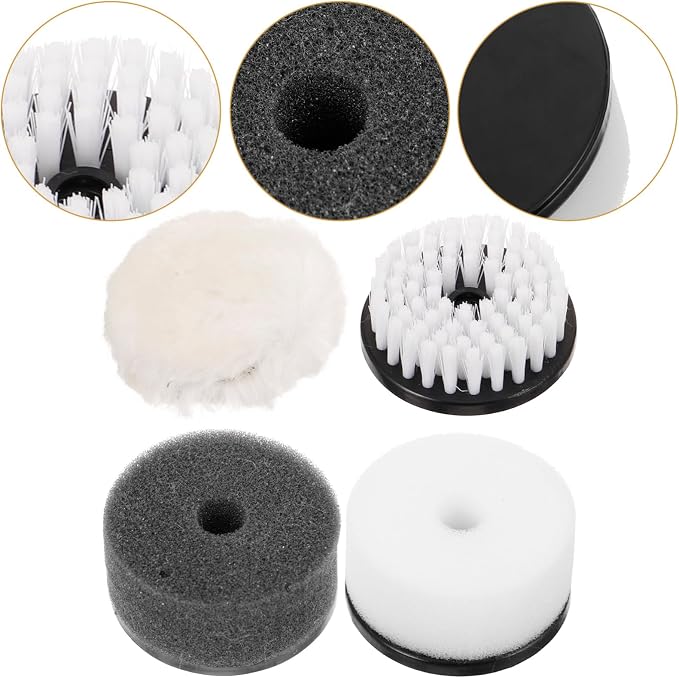 Veemoon 4pcs Shoe Cleaning Brush Set Suede and Boot Brushes for Polishing Dusting and Deep Cleaning for Sneakers and Leather Shoes