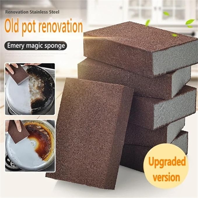 Carborundum Sponge 24pcs Magic Sponge Eraser Rust Remover Brush Dish Pot Cleaning Kitchen Tools