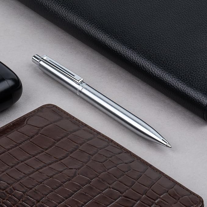 Sheaffer Sentinel Brushed Chrome Ballpoint Pen