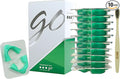 Opalescence GO 15 Teeth Whitening Trays Bundle 15% Hydrogen Peroxide 5194-T | Gel Prefilled Trays - Includes 2Chill Toothbrush Made by Ultradent Products USA. Teeth Whitening Kit -Mint - (10 Treatments)