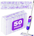 50 Pack Disposable Power Mop Pad Refills for Swiffer Power Mop, Compatible with Swiffer Power Mop Refills, Thickened Multi-Surface Replacements for Swiffer Wet Pads Refill on All Finished Floors