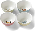 Lenox Butterfly Meadow Colors Porcelain 4-Piece Dessert Bowl Set, 8oz | Dishwasher safe | plates and bowls sets for kitchen and dining | 4.75 inch diameter | 8oz, gift for women