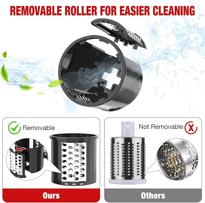 Vegetable Salad Maker Shred Cutter Cheese Grater Slicer Peeler Shredding Attachment for 3.5QT 4 6QT 7QT Vegetable Slicer Attachment Mixer Fine Set Restaurant Supplies Food Equipment