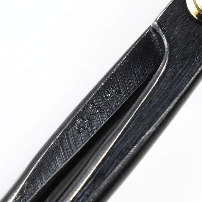 Wazakura Twig Bonsai Scissors Made in Japan 210mm(8.15 inch), Japanese Bonsai Garden Tools, Hasami Pruning Shears - Long Handle Black
