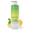 Olay Body Wash for Women, WNBA, Intensely Hydrating, Hyaluronic Acid Serum, Hydration On/Off Court, Improves Moisture Barrier, Vitamin B3 Complex, All Skin Types, Courtside Citrus Scent, 20 fl oz