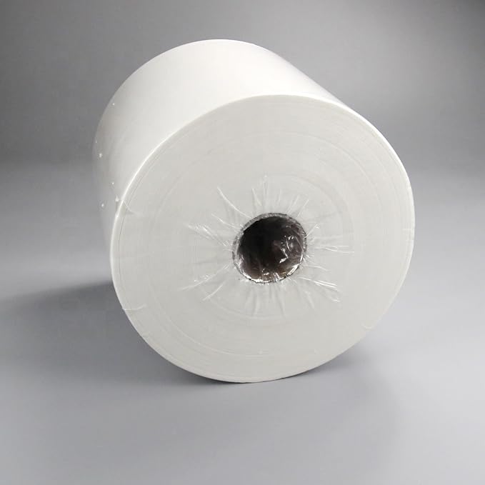 AAwipes Industrial Wipes Multi-purpose Cleanroom Wipes | 500 PCS | 10"*12", White| Dust-Free Cellulose/Polyester Blend Disposable, Jumbo Roll, High Absorbency - NW0561012R