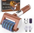 Electric Grill Brush for Outdoor, 2026 BBQ Grill Cleaner with Digital Display, Variable Speed Cordless Grill Brush, Waterproof & Replaceable Heads Grill Cleaning Brush for Barbecue Grates