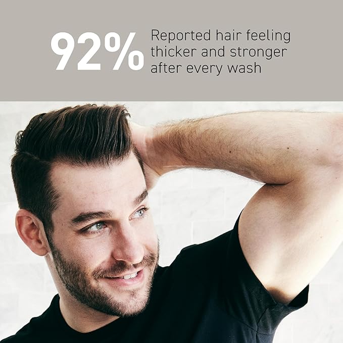 Brickell Men's Daily Revitalizing Hair Care Routine, Shampoo and Conditioner Set For Men, With Pro-Vitamin B5, Aloe, and Tea Tree Oil, Strength and Volume Enhancing Conditioner, Gift Set