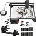 Longer Ray5 20W Laser Engraver with Air Assist Kit 3-in-1 Rotary Roller Kit DIY CNC Laser Cutter Tool for Metal Glass Wood,Engraving Area 400 * 365mm