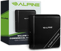 Alpine Hand Dryers for Bathrooms Commercial Extreme Speed Automatic Electric Hand Dryer for Home Bathroom/Restaurant with HEPA Filter, Heat & Speed Control - ADA Compliant (120v Black)
