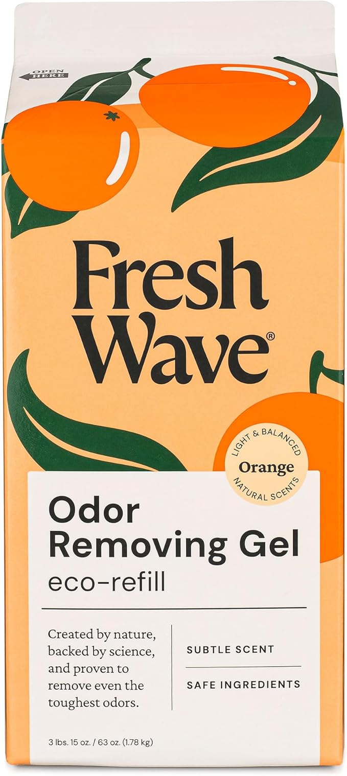 Fresh Wave Orange Odor Removing Gel Refill, 63 oz